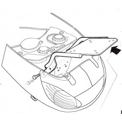 SHAD Anclajes soportes fijaciones herraje baul maleta TOP MASTER P0V59T