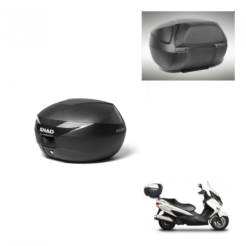 SHAD Baul SH39 + soporte montaje respaldo KIT-437001