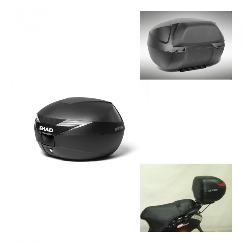 SHAD Baul SH39 + soporte montaje respaldo KIT-437029