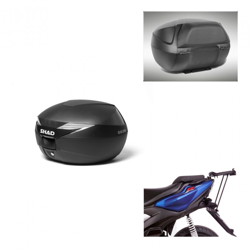SHAD Baul SH39 + soporte montaje respaldo KIT-437031