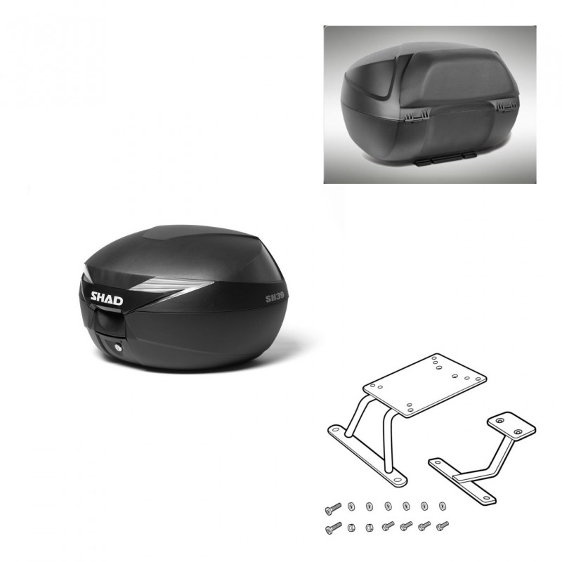 SHAD Baul SH39 + soporte montaje respaldo KIT-437037