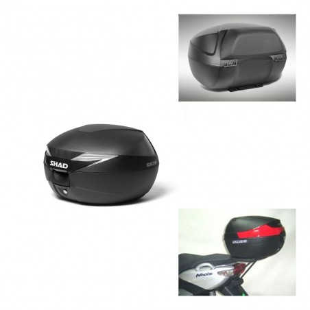 SHAD Baul SH39 + soporte montaje respaldo KIT-437045