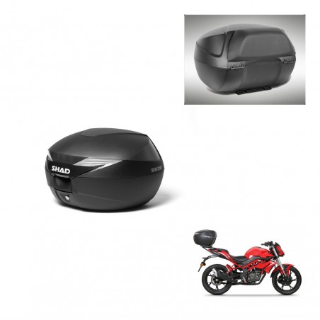 SHAD Trunk SH39 + mounting bracket backrest KIT-437082