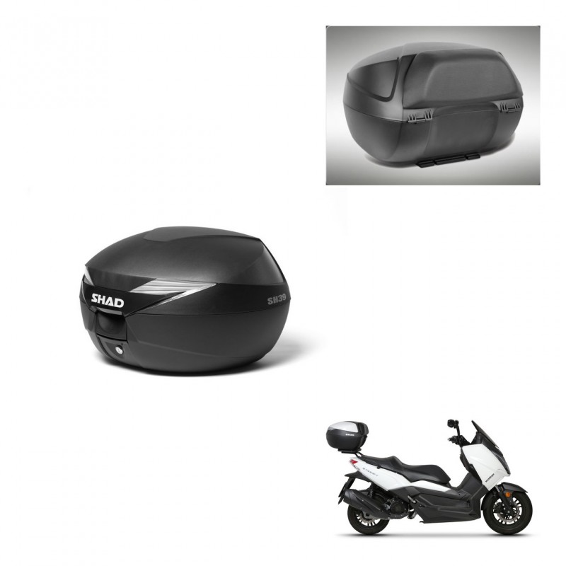 SHAD Trunk SH39 + mounting bracket backrest KIT-437102