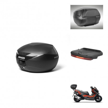 SHAD Baul SH39 + soporte montaje accesorios KIT-437301