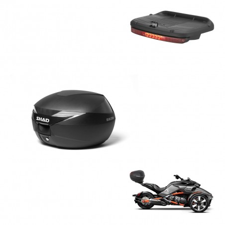 SHAD Baul SH39 + soporte montaje luz de freno KIT-437355