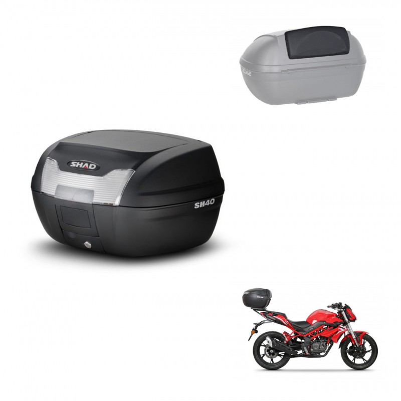 SHAD Baul SH40 + soporte montaje respaldo KIT-437488