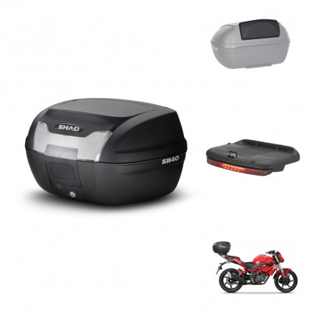 SHAD SH40 trunk + mounting bracket accessories KIT-437489