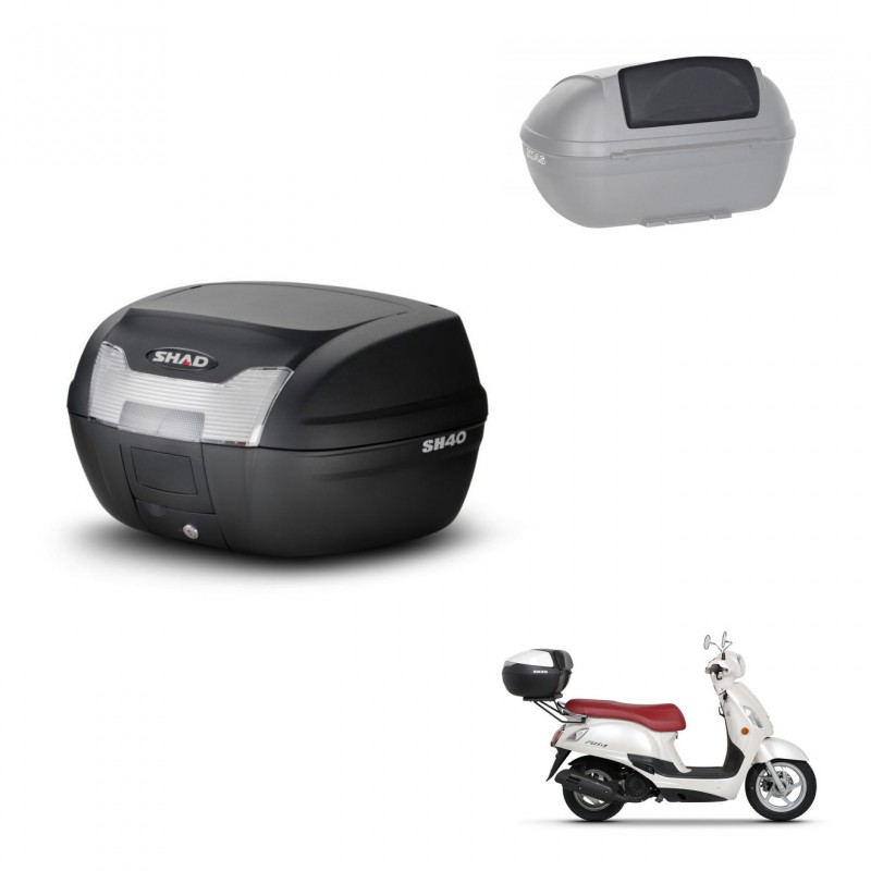 SHAD Baul SH40 + soporte montaje respaldo KIT-437496