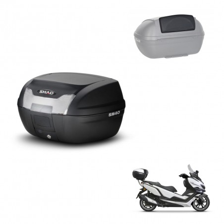 SHAD Baul SH40 + soporte montaje respaldo KIT-437512