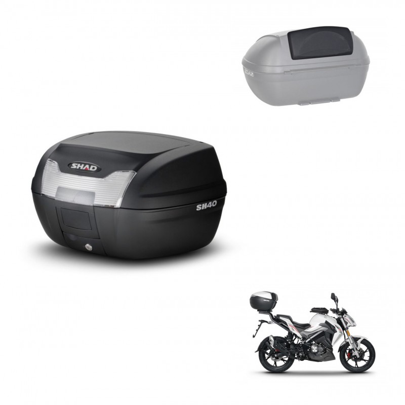 SHAD Baul SH40 + soporte montaje respaldo KIT-437516