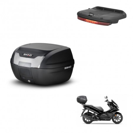 SHAD SH40 trunk + mounting bracket brake light KIT-437551