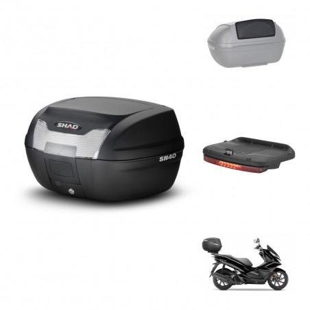 SHAD Baul SH40 + soporte montaje accesorios KIT-437553