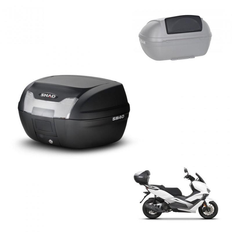 SHAD Baul SH40 + soporte montaje respaldo KIT-437560