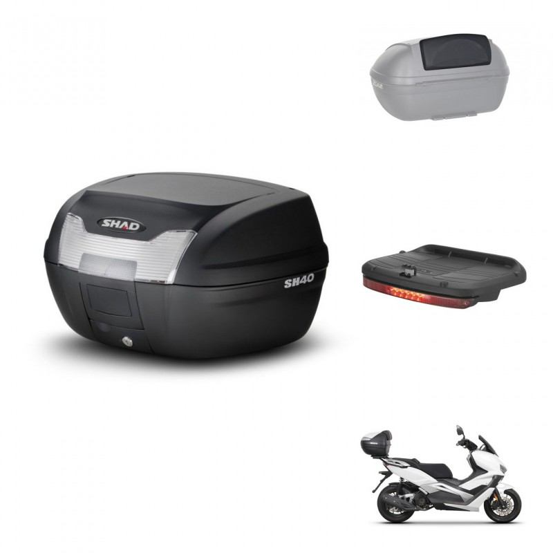SHAD Baul SH40 + soporte montaje accesorios KIT-437561