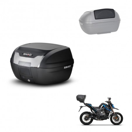 SHAD Baul SH40 + soporte montaje respaldo KIT-437580