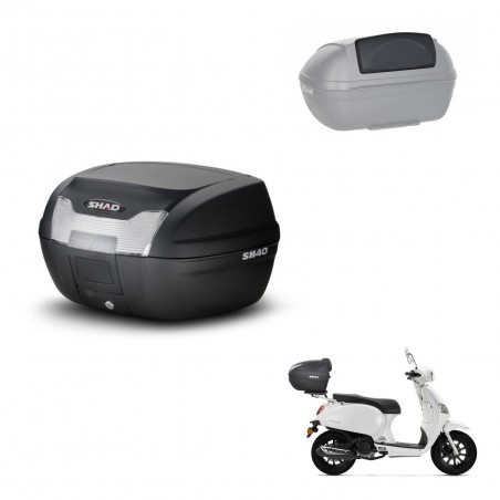 SHAD Baul SH40 + soporte montaje respaldo KIT-437600