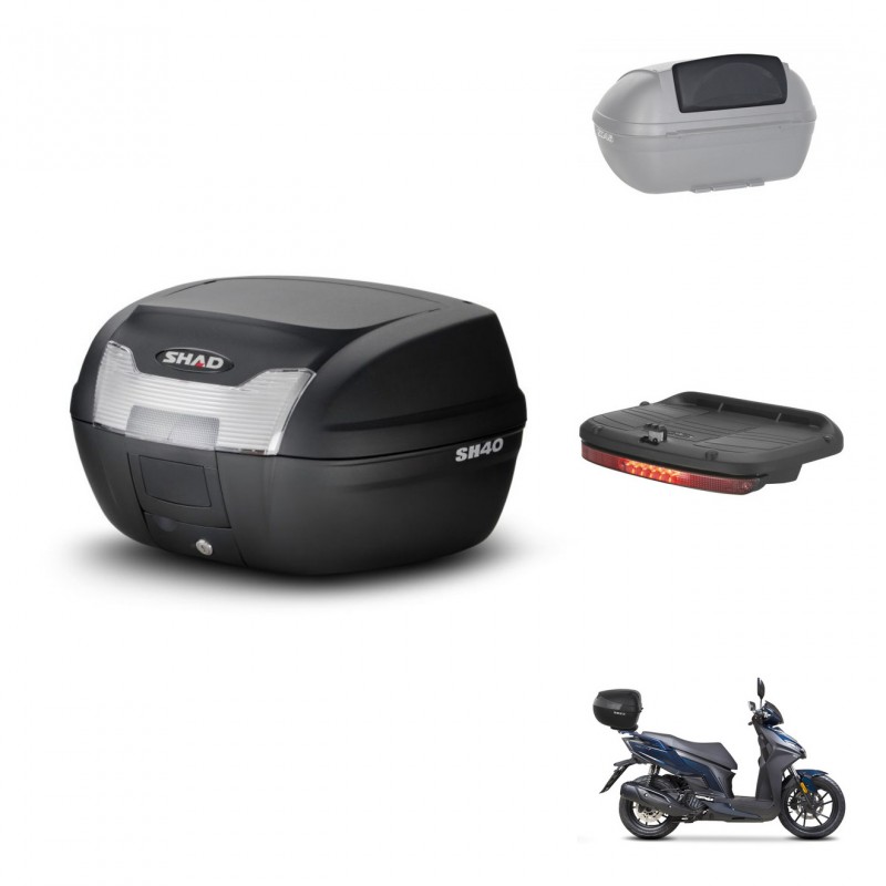 SHAD Baul SH40 + soporte montaje accesorios KIT-437613
