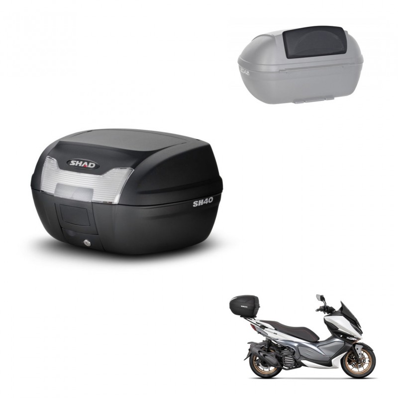 SHAD Baul SH40 + soporte montaje respaldo KIT-437616