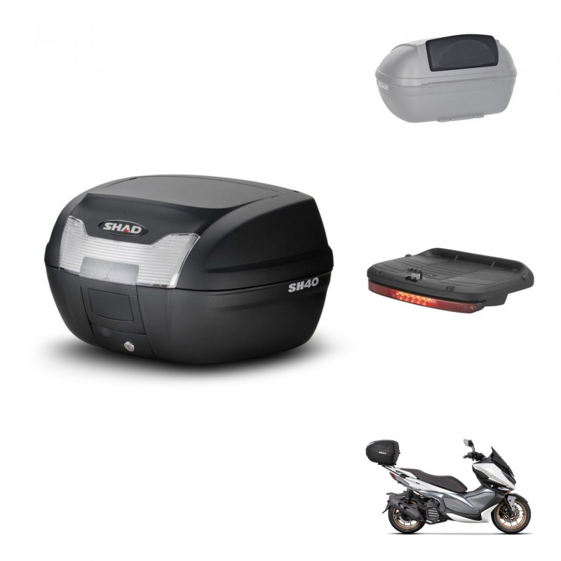 SHAD Baul SH40 + soporte montaje accesorios KIT-437617