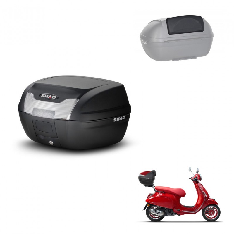 SHAD Baul SH40 + soporte montaje respaldo KIT-437620