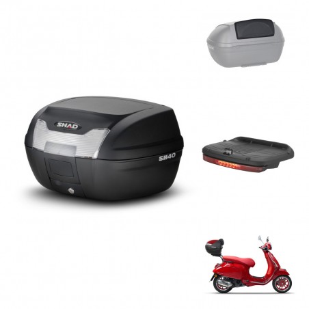 SHAD Baul SH40 + soporte montaje accesorios KIT-437621