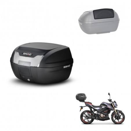 SHAD Baul SH40 + soporte montaje respaldo KIT-437636