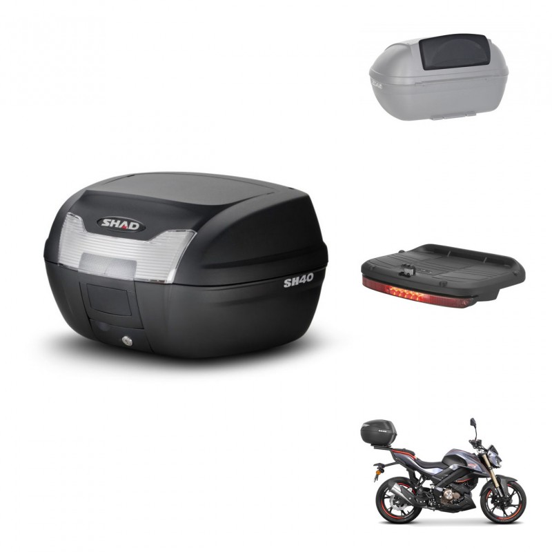 SHAD Baul SH40 + soporte montaje accesorios KIT-437637