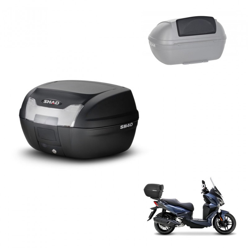 SHAD SH40 trunk + mounting bracket backrest KIT-437644