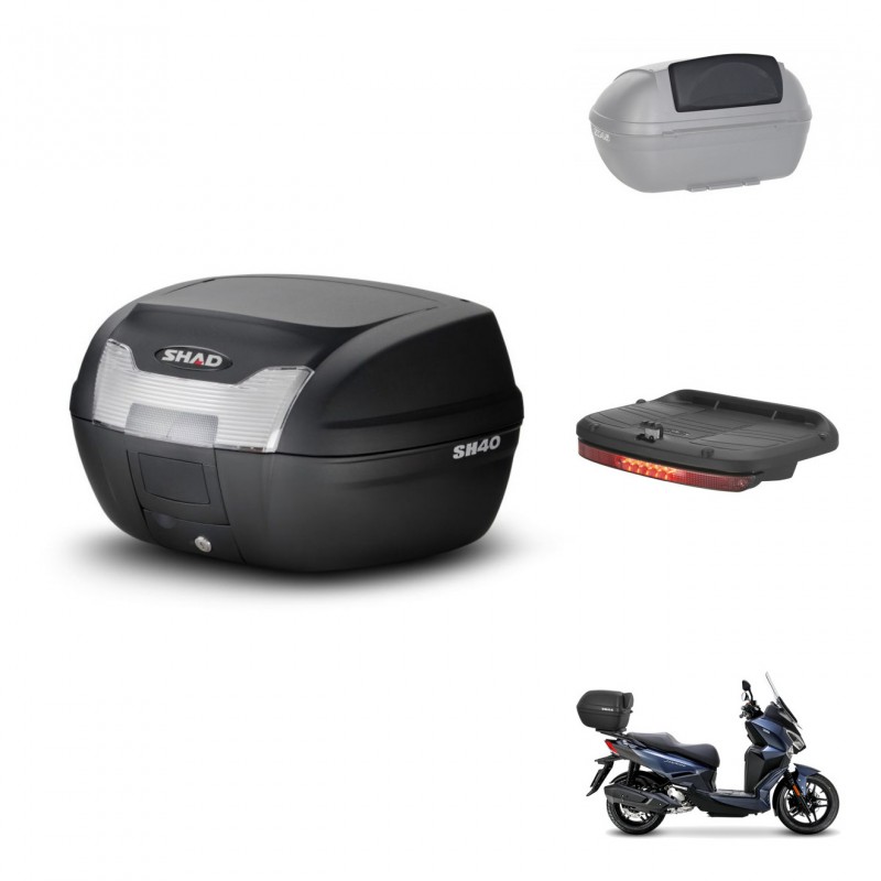 SHAD Baul SH40 + soporte montaje accesorios KIT-437645