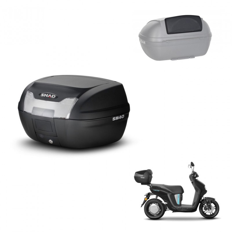 SHAD Baul SH40 + soporte montaje respaldo KIT-437672