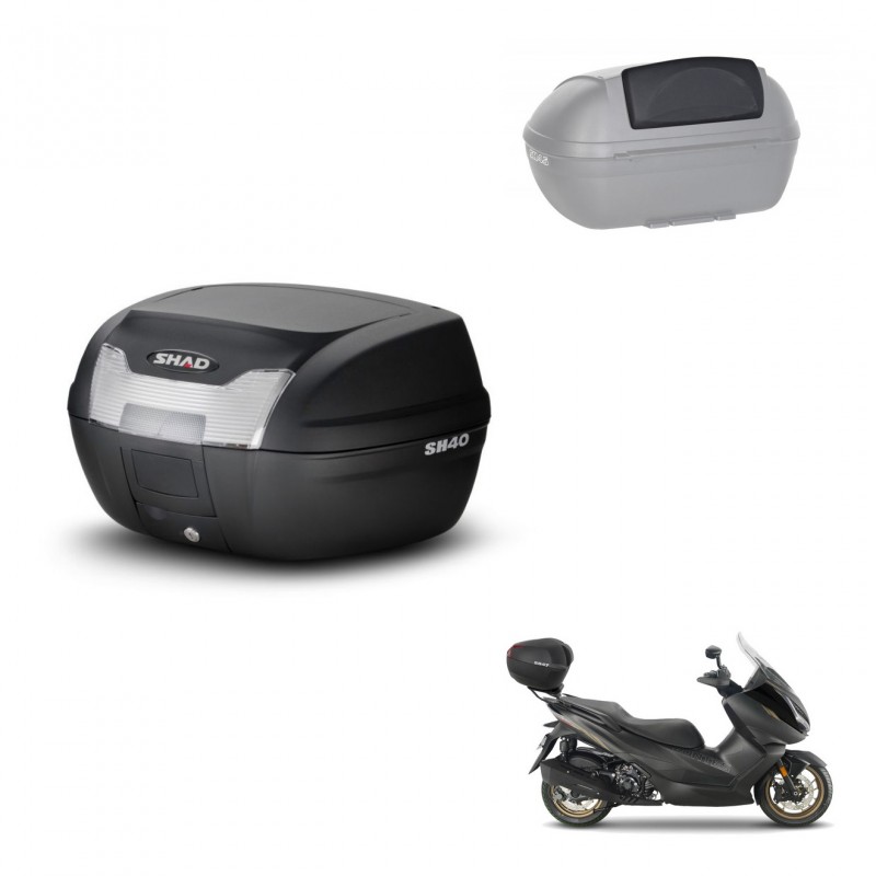 SHAD Baul SH40 + soporte montaje respaldo KIT-437676