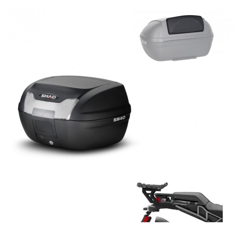 SHAD Baul SH40 + soporte montaje respaldo KIT-437692