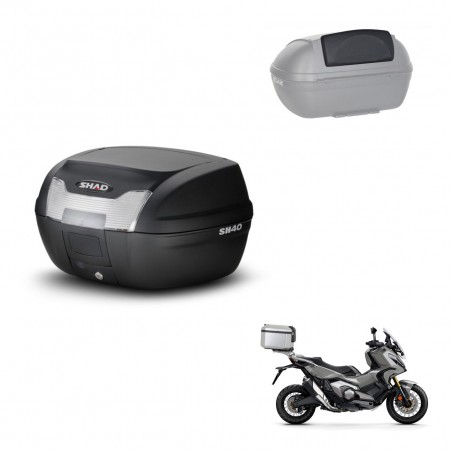 SHAD Baul SH40 + soporte montaje respaldo KIT-437700