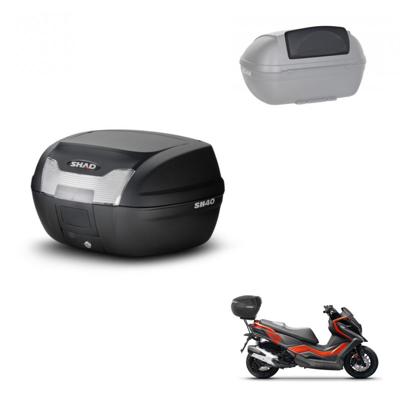 SHAD Baul SH40 + soporte montaje respaldo KIT-437704