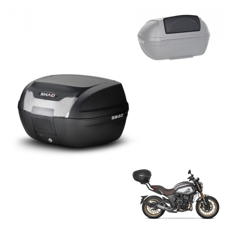 SHAD Baul SH40 + soporte montaje respaldo KIT-437752
