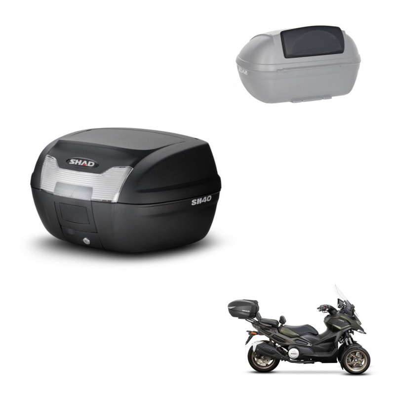 SHAD Baul SH40 + soporte montaje respaldo KIT-437764