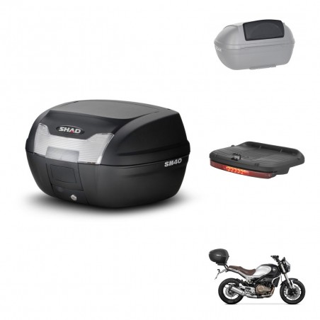 SHAD Baul SH40 + soporte montaje accesorios KIT-437773