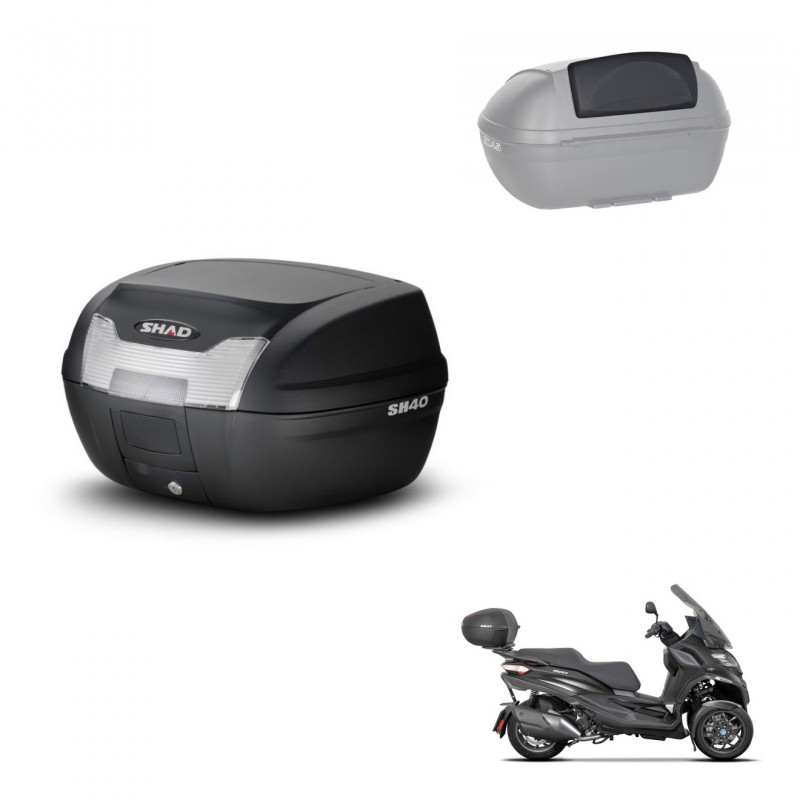 SHAD SH40 trunk + mounting bracket backrest KIT-437788