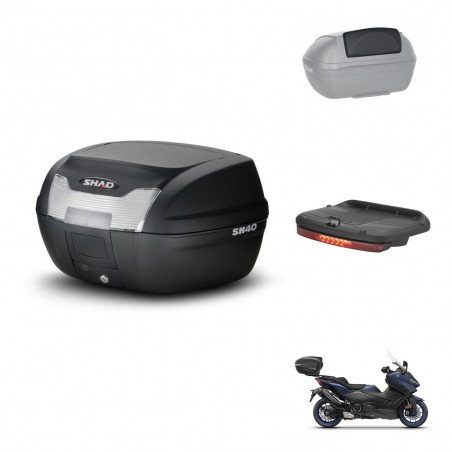 SHAD Baul SH40 + soporte montaje accesorios KIT-437801