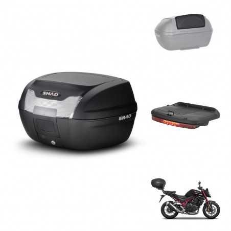 SHAD Baul SH40 + soporte montaje accesorios KIT-437813