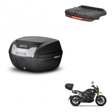 SHAD SH40 trunk + mounting bracket brake light KIT-437819