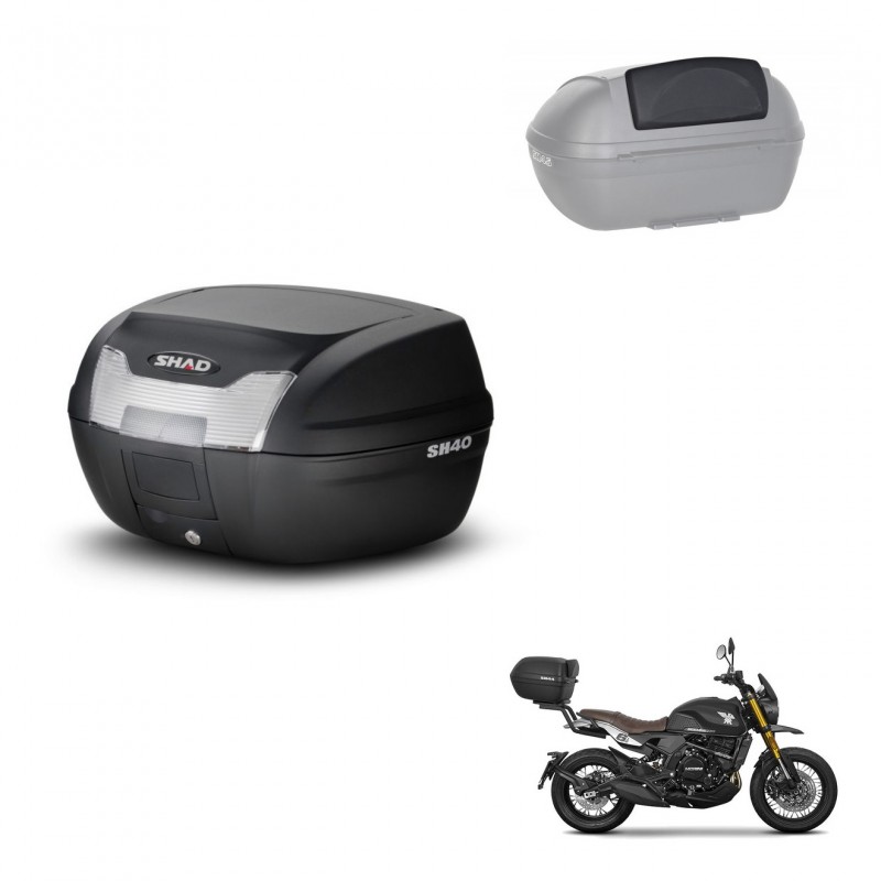 SHAD Baul SH40 + soporte montaje respaldo KIT-437820