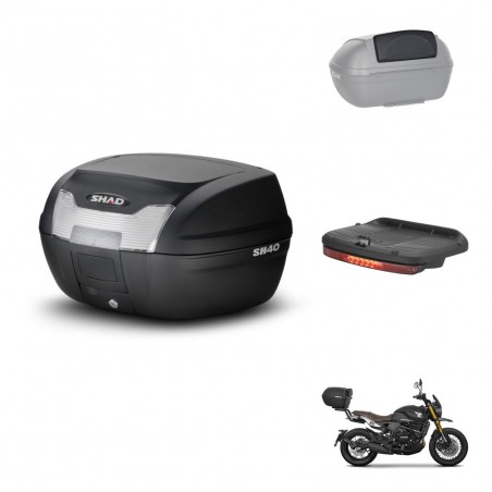 SHAD Baul SH40 + soporte montaje accesorios KIT-437821