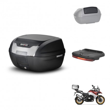 SHAD Baul SH40 + soporte montaje accesorios KIT-437833