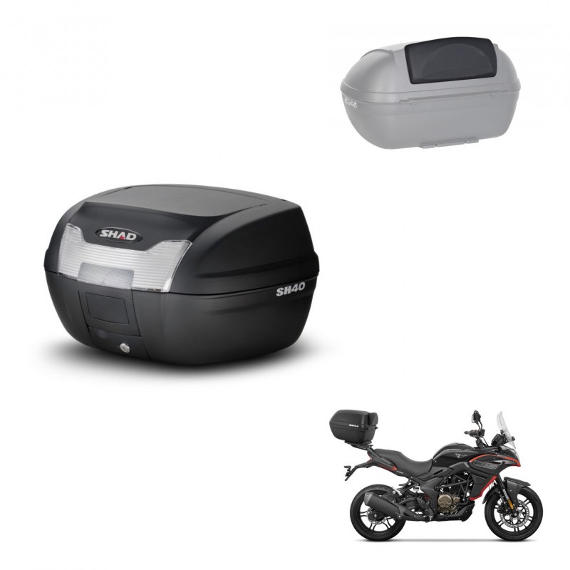 SHAD Baul SH40 + soporte montaje respaldo KIT-437836