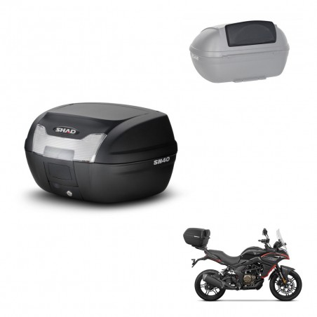 SHAD SH40 trunk + mounting bracket backrest KIT-437836