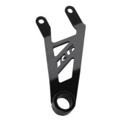 Replacement: exhaust brace with stainless steel passenger footrest