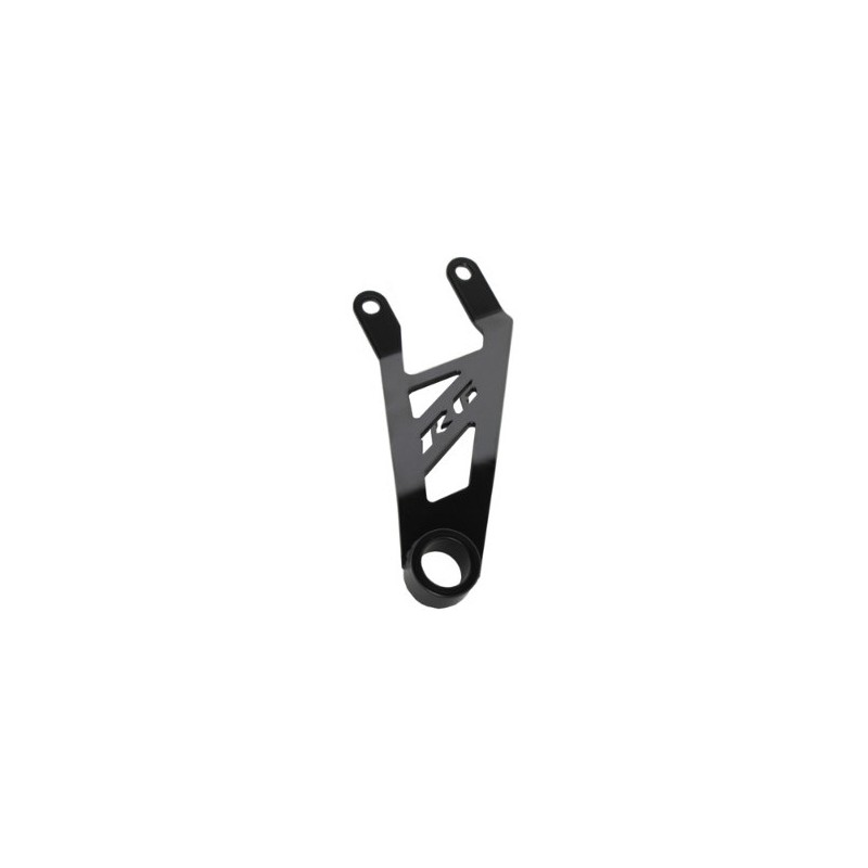 Replacement: exhaust brace with stainless steel passenger footrest