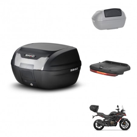 SHAD Baul SH40 + soporte montaje accesorios KIT-437837
